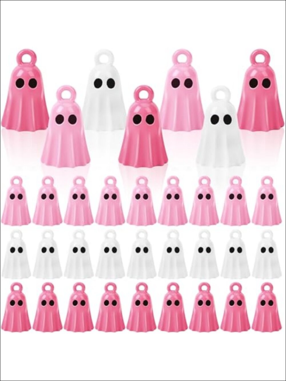 60pc Halloween Ghost Charms Alloy Jewelry Making DIY Bracelet Pendant Set